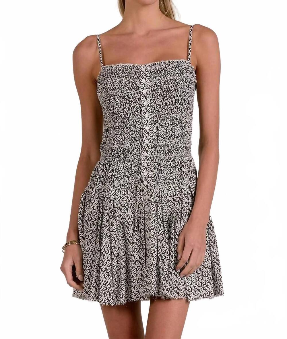 NEW ELAN zola mini dress in black